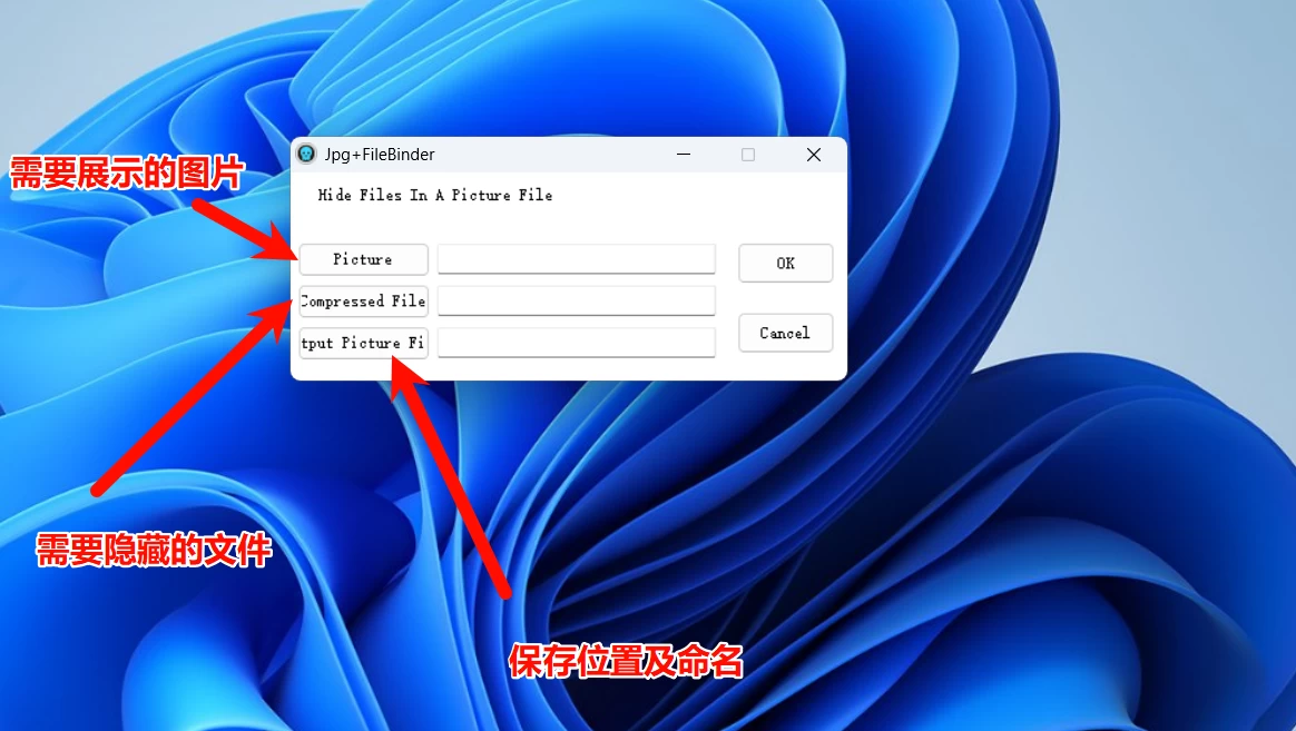 Jpg+FileBinder 将压缩文件隐藏于 JPG 图片中-松子软件