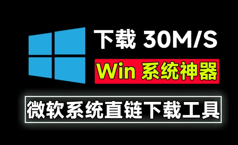 微软系统直链下载!速度可达30M/S,支持家庭版、专业版、教育版和企业版等,完全免费使用~-松子软件