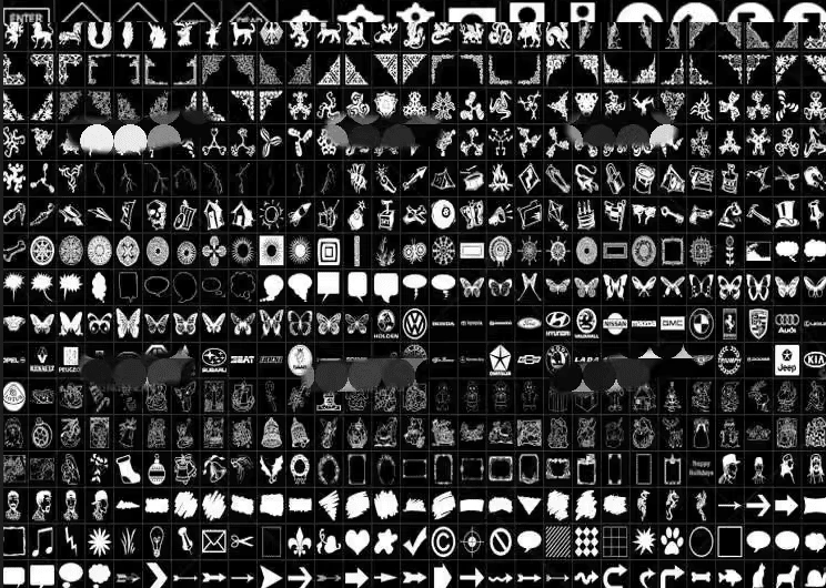 图片[3]-PS自定义形状工具8400+款，全免费PS形状自取，一键即可轻松导入PS使用-松子软件