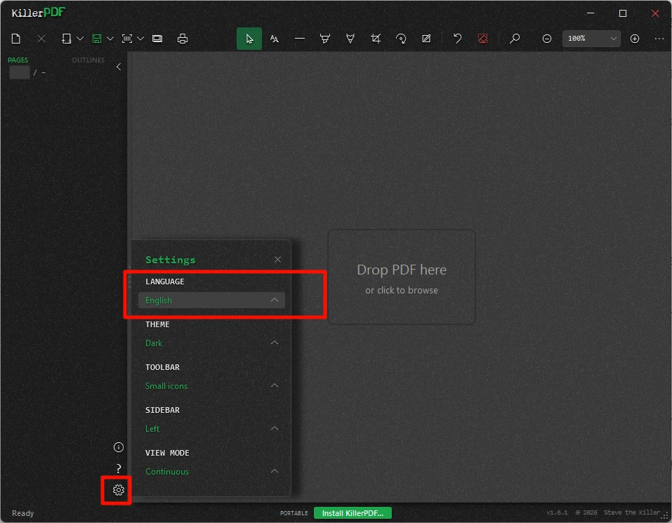 KillerPDF v1.6.1 免费开源的 PDF 编辑器，提供标注、编辑文字、合并、拆分、手绘等完整的PDF处理功能