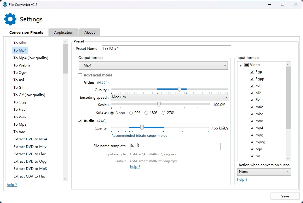 File Converter v2.2 右键轻松转换和压缩文件的工具，通过右键菜单轻松完成文件格式转换和压缩操作