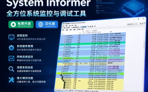 System Informer v3.2.6 全方位系统监控与调试工具，汉化版
