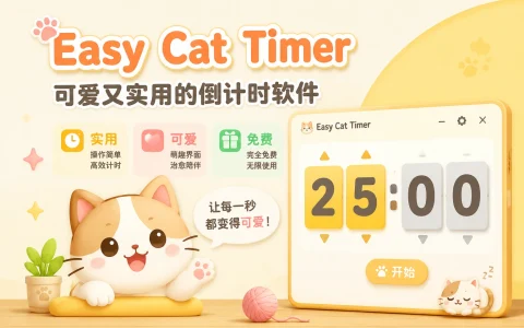 Easy Cat Timer v1.0.1.1 可爱又实用的倒计时软件
