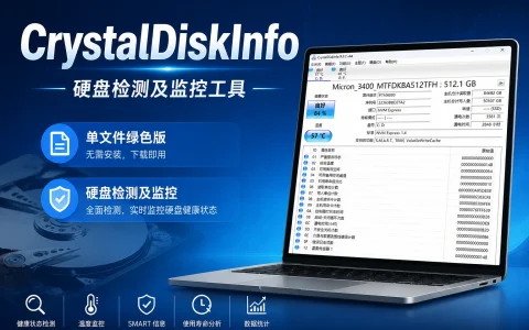 CrystalDiskInfo v9.9.2 单文件绿色版，硬盘检测及监控工具