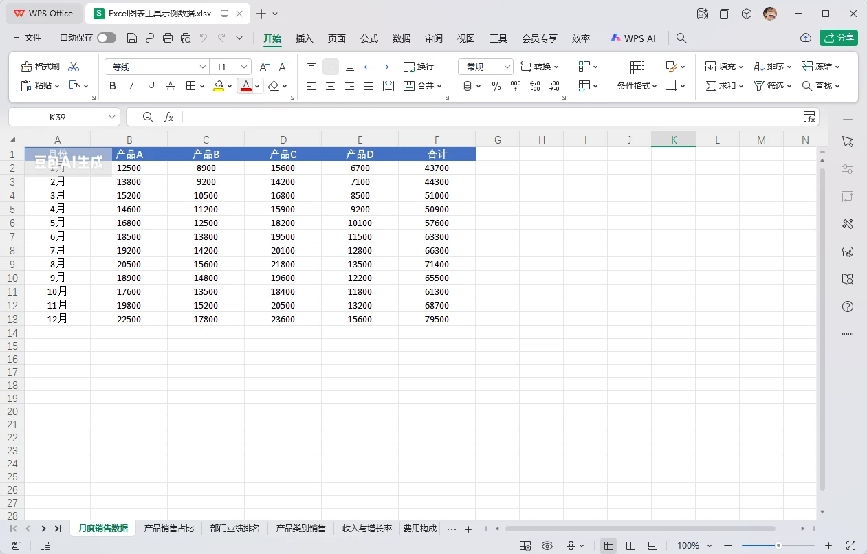Excel图表生成工具 v2.4.6 一键批量生成10+格式图表