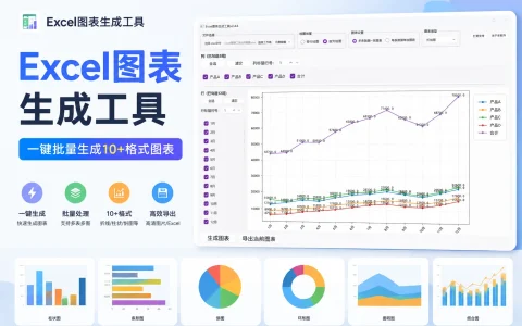 Excel图表生成工具 v2.4.6 一键批量生成10+格式图表