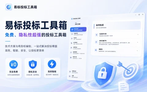 易标投标工具箱 v2.24.5 免费、隐私性超强的投标工具箱