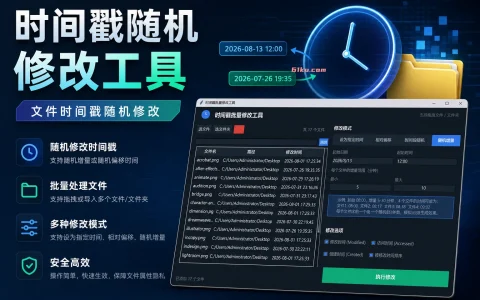 时间戳随机修改工具 v20260813
