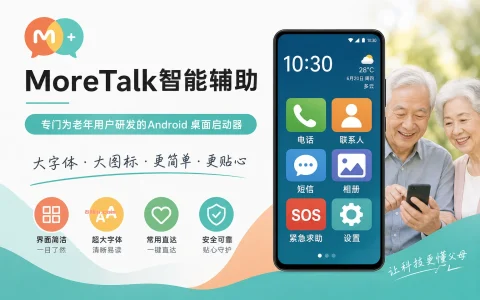 Android MoreTalk智能辅助 v1.2.1 专门为老年用户研发的Android 桌面启动器