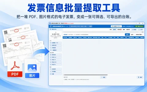 发票信息批量提取工具-离线版 20261023-v1.20.2 把一堆 PDF、图片格式的电子发票，变成一张可筛选、可导出的台账