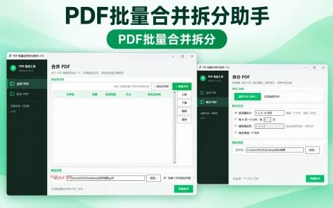 PDF批量合并拆分助手 v1.0